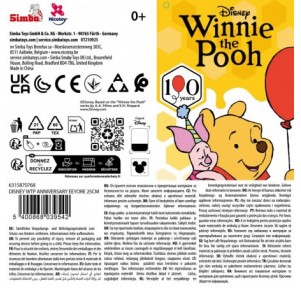 Peluche Winnie Aniversario 25cm Surtido