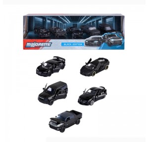 Coches Negros Giftpack 5 Coches Majorette