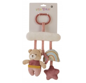 Colgador Rosa Activity Osito Estrella 30cm