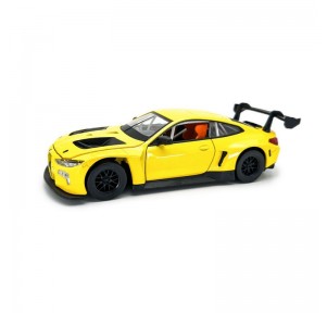 Coche BMW M4 GT3 1:32 Amarillo Die Cast