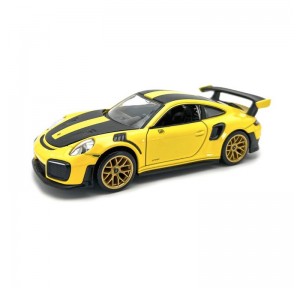 Coche Porsche 911 GT2 RS WP 1:32 Pullback Amarillo