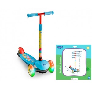 Patinete 3 Ruedas Con Luces LED Peppa Pig
