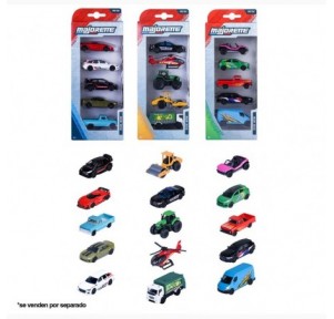 Set de 5 Coches Street Cars...