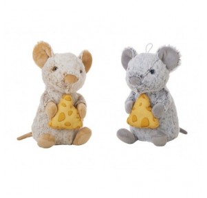 Peluche Ratita Queso 45cm Surtido