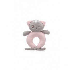 Sonajero Gatito Rosa Kiokids