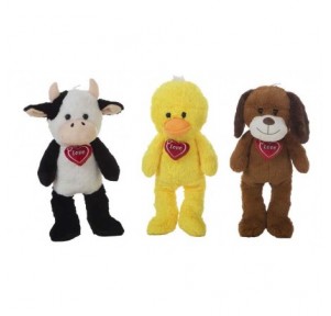 Peluche Animales Lucky Corazón 52cm surtido