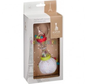 Sonajero maracas multitextura Sophie La Girafe