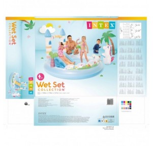 Centro Juegos Hinchable Castillo Unicornio 196x178