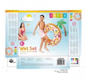 Rueda Donut Blanco 99cm Intex
