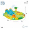 Centro Juegos Hinchable Dinos 191x152x58 cm Verde