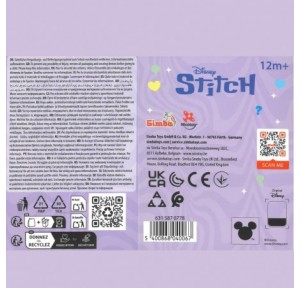 Peluche Yuyus Stitch 12cm