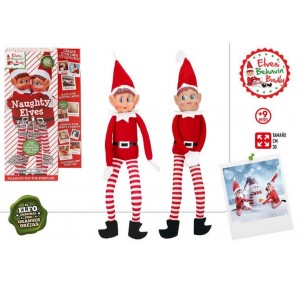 Elvie Elfo Travieso Pack 2 Chico + Chica 30cm