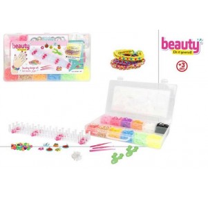 Set Crea Tus Pulseras De Bandas Beauty
