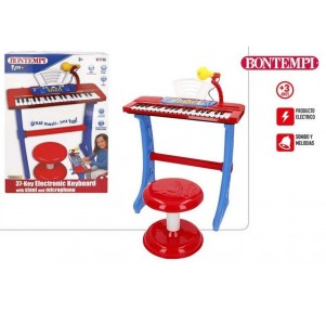 Órgano Electrónico 37 Notas Micro + Taburete