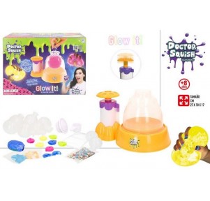 Estación Fábrica Bolas Squishy-Neon Doctor Squish