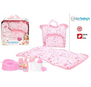 Set Bolso Bebé Con Accesorios Colorbaby´s