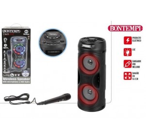 Altavoz Luces Y Micro Inalámbrico Bontempi