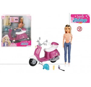 Muñeca Isabella con Scooter