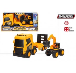 Camión Construcción Con Excavadora JCB Teamsterz