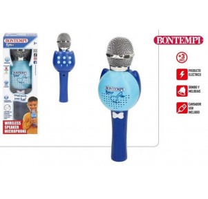 Micro Karaoke Wireless Azul Bontempi