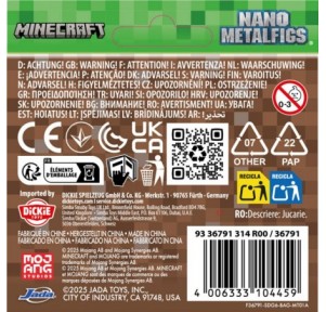Nano Minecraft Figura Sobre Sorpresa V2
