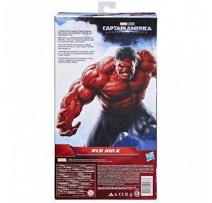 Capitán América Figura Titan Hulk Villano Rojo