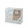 Set peluche oso + manta estrellas Interbaby