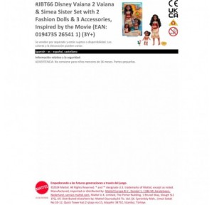 Vaiana 2 Pack 2 Hermanas