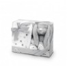 Set peluche conejito + mantita estrellas Interbaby