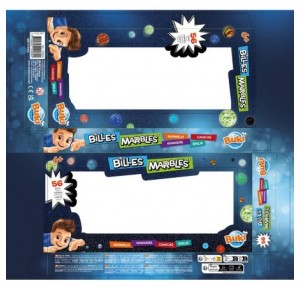 Playset 56 canicas surtidas Buki