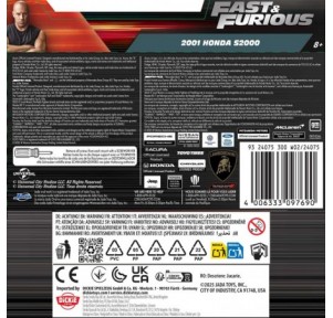 Fast Furious Vehículo Metal 1:32 Surtido