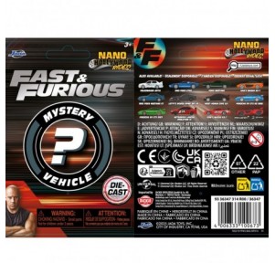 Nano Fast Furious Coche Sobre Sorpresa V.2