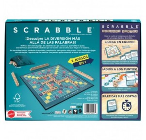 Juego Scrabble Core Wood