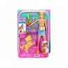 Barbie Muñeca Patina y Corre con Perrito