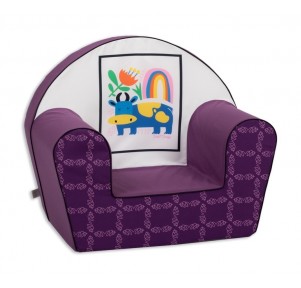 Sillón Infantil Berenjena Vaca