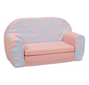 Sofá Infantil Rosa Azul Ovejita Vestido