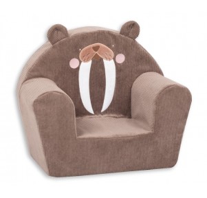 Sillón Infantil Orejitas Marrón Foca Pana