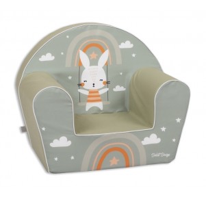 Sillón Infantil Verde Conejitos Columpio