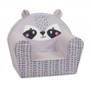 Sillón Infantil Orejitas Gris Perezoso
