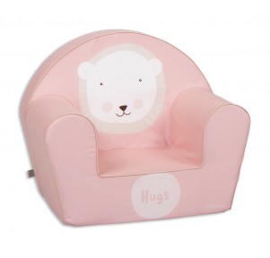 Sillón Infantil Rosa Oso Hugs