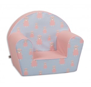 Sillón Infantil Rosa Azul Ovejita Vestido