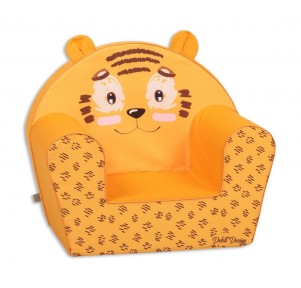 Sillón Infantil Orejitas Naranja Gato