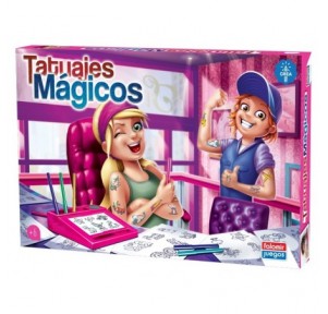 Juego Tatuajes Mágicos Rosa...