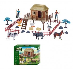Granja Elevada 6 Animales Farm Animal