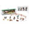 Set Granja 6 Animales Con Granjero Model Series