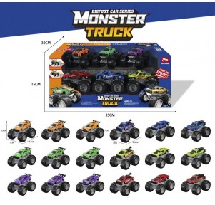 Playset 6 Mini Monster Truck