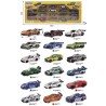Set 20 Coches Metal Carreras 1:64 Mini Model