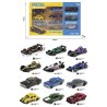 Set 10 Coches Metal 1:64 Mini Model