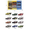 Set 10 Coches Metal Carreras 1:64 Mini Model