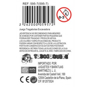 Juego Atrapabolas Con Excavadoras
